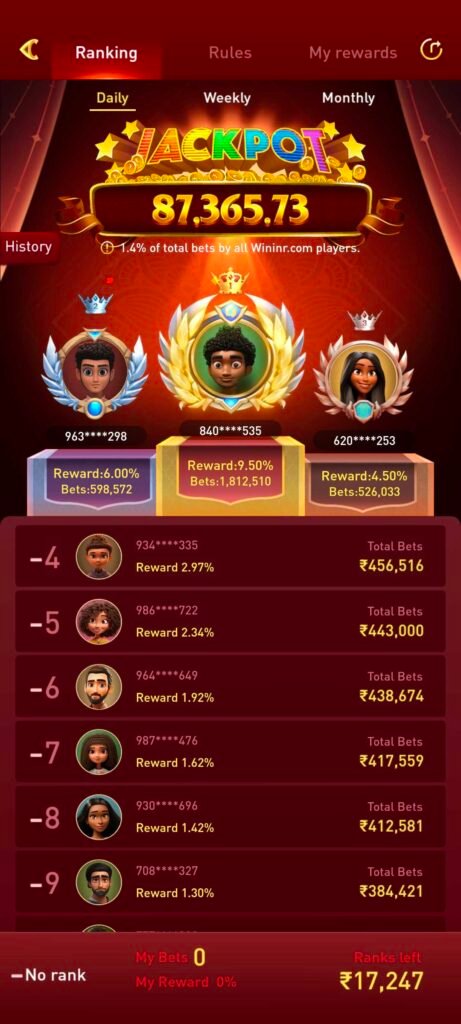 wininr jackpot
